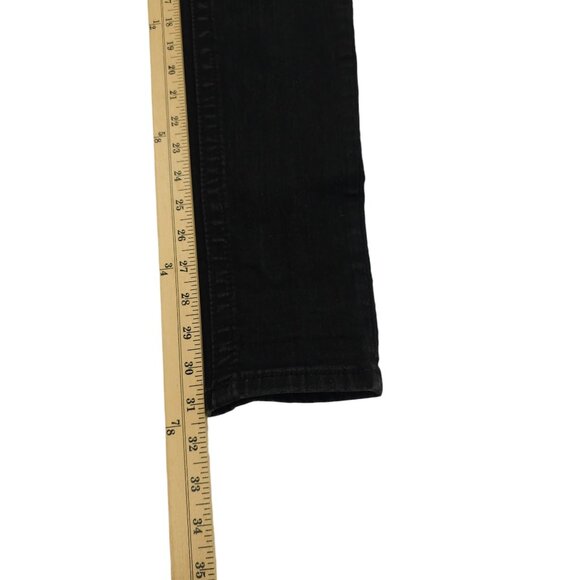 Miss Me Jeans Mid Rise Skinny Black Size 27 Stretch Studs Rhinestones Sequins - Picture 9 of 16